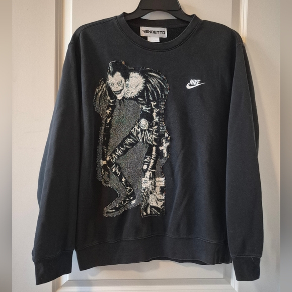 Nike Death Note Ryuk Vendetta Archive design Crewneck Sweatshirt L - Picture 1 of 5